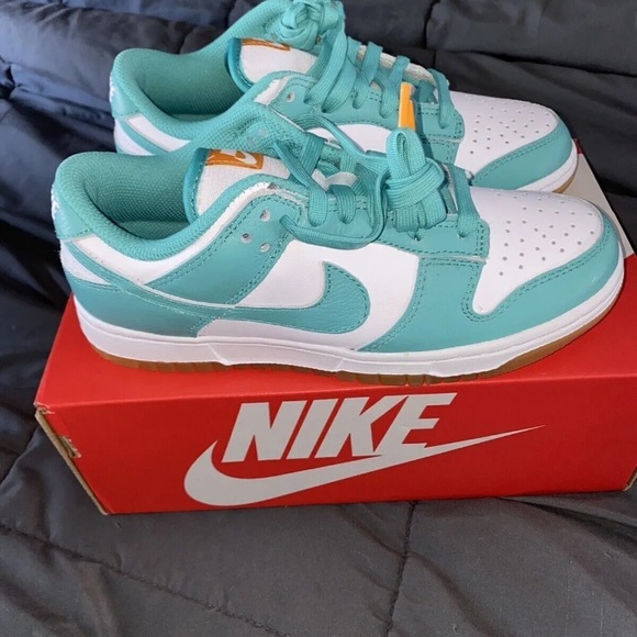 Nike Dunk Low ‘Teal Zeal’ Size 9.5W/8M (DV2190-100) *New In Hand* SHIPS FAST - Picture 4 of 7